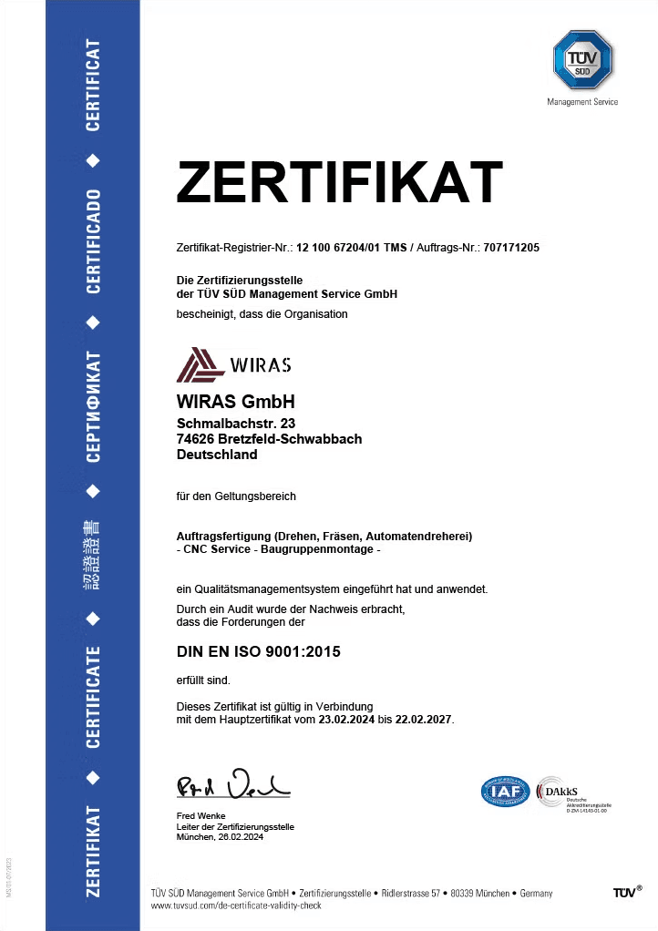 Zertifiziert für höchste Qualitätsstandards.